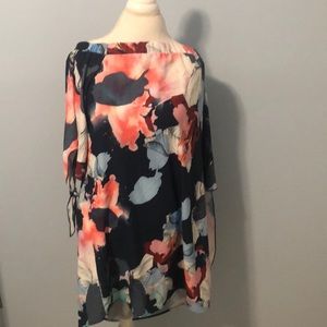 Bar III off the shoulder floral dress